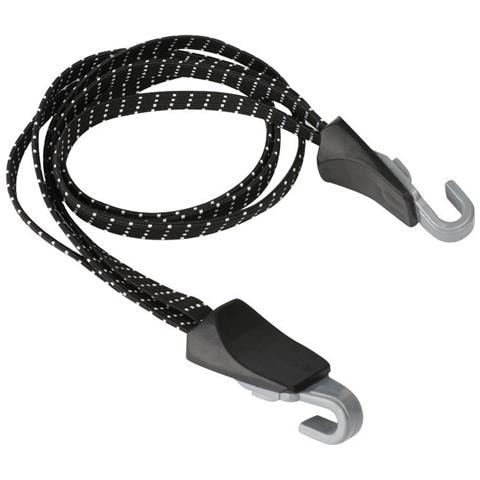 Corda Elastica Con Gancio In Acciaio Black - Foto 1