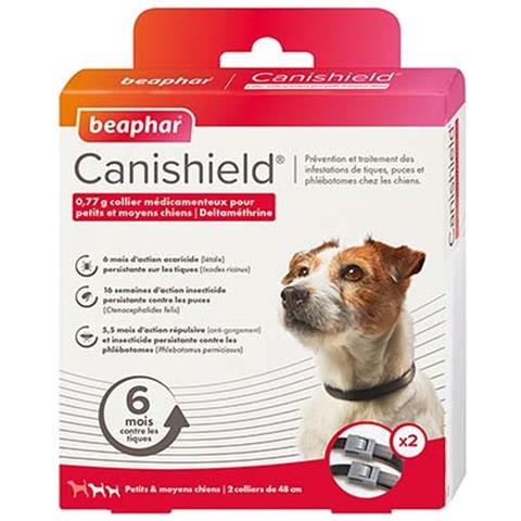 Canishield Collare Medicamentoso Per Cani Di Piccola E Media Taglia X2 Beaphar - Foto 1