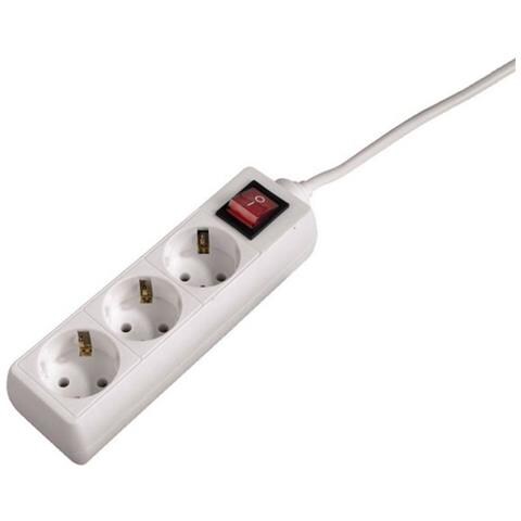 Multipresa 3 Tomas Schuko 69030382 Bianco - Foto 1