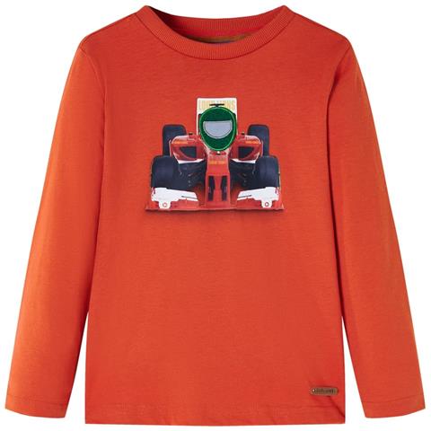 Maglietta Da Bambino A Maniche Lunghe Arancione 104 - Foto 1