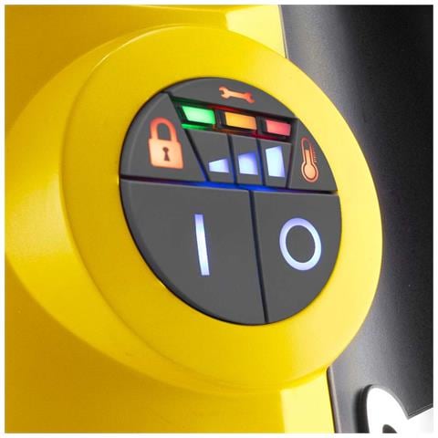 Idropulitrice ad Acqua Fredda con Motore ad Induzione Potenza 2300w 150 Bar 230V Colroe Giallo /Nero - Foto 2