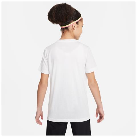T-Shirt Youth Swoosh Cw6941-100 Bambino Taglia L Colore Bianco - Foto 2