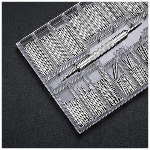 Spine Elastiche 10-27 Mm E Strumenti Per Il Montaggio Dei Cinturini Per Orologi Silver - Foto 7