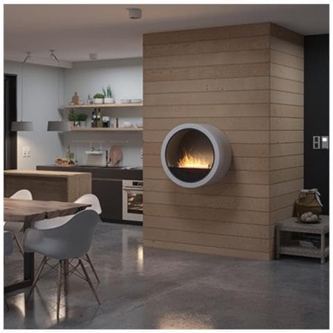 Incyrcle Wall - Biocamino Da Parete Vari Colori - Bianco - Foto 1