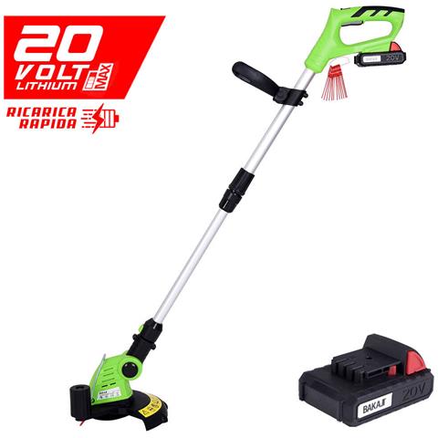 Decespugliatore Elettrico a Batteria Litio 20V Tagliaerba Tagliabordi Rasaerba - Foto 1
