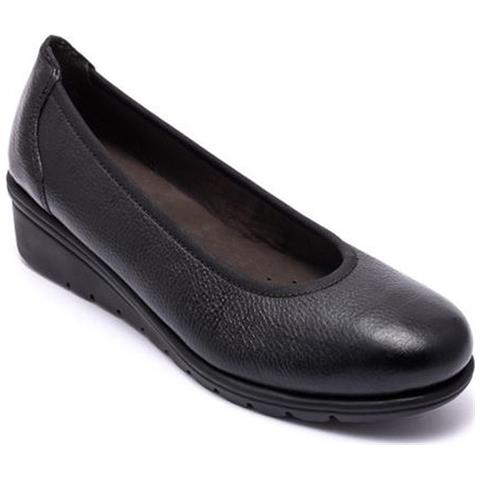 Black Nappa Casual Closed Ballerinas Ballerine Pelle Scarpe Donna Nero Eu 39, 9-22161-42-022 - Foto 1