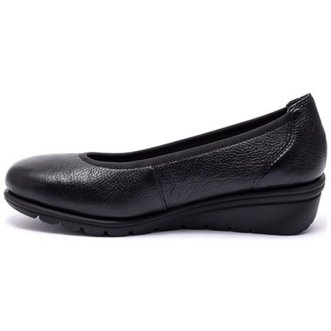 Black Nappa Casual Closed Ballerinas Ballerine Pelle Scarpe Donna Nero Eu 39, 9-22161-42-022 - Foto 3
