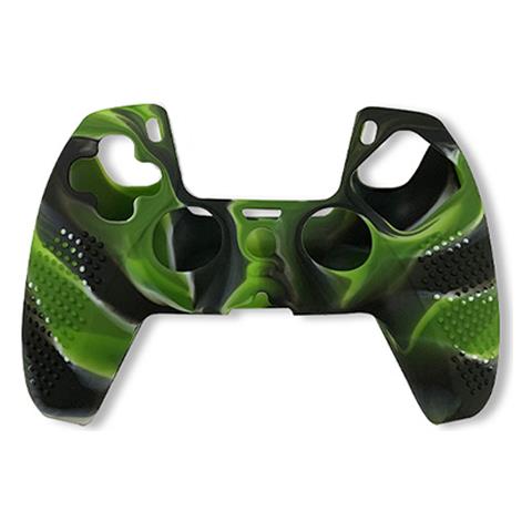 Copertura Antiscivolo In Silicone Per Controller Ps5 Black+green - Foto 4