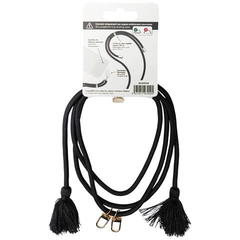 Tracolla Universale Per Smartphone Con Nappe, Nero - Foto 2