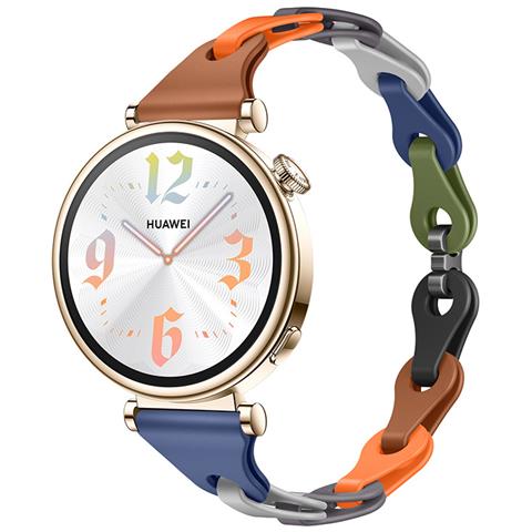 Cinturino Per Orologio In Silicone Per Huawei Gt5/4 - 18 Mm Multicolor1 - Foto 1