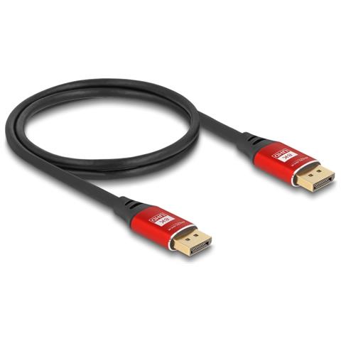 Cavo DisplayPort 8K 60 Hz 2 m metallo rosso - Foto 3
