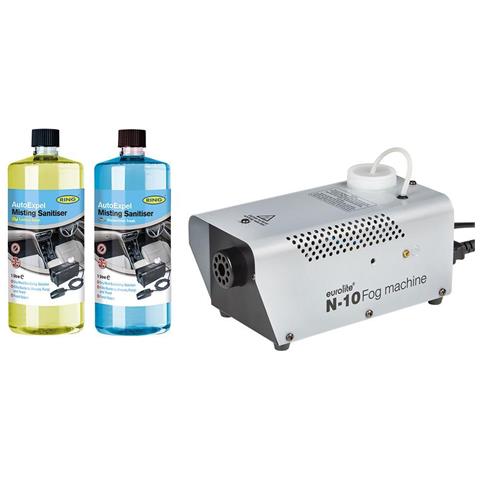 Ring Raek2s Kit Nebulizzatore Auto + 2 Liquidi Sanitizzanti 1 L - Foto 1