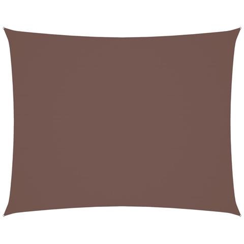 Parasole A Vela Oxford Rettangolare 3x4 M Marrone - Foto 1
