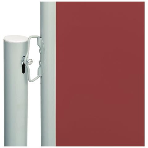 Tenda Da Sole Laterale Retrattile Per Patio 180x600 Cm Rossa - Foto 2