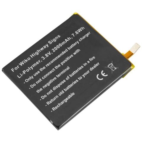 Batteria Integrata Per Wiko Highway Signs 3,8v 2000mah Li-polymer - Foto 1