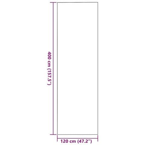 Tappetino Beige e Nero 120 x 400 cm Polipropilene e vinile - Foto 5