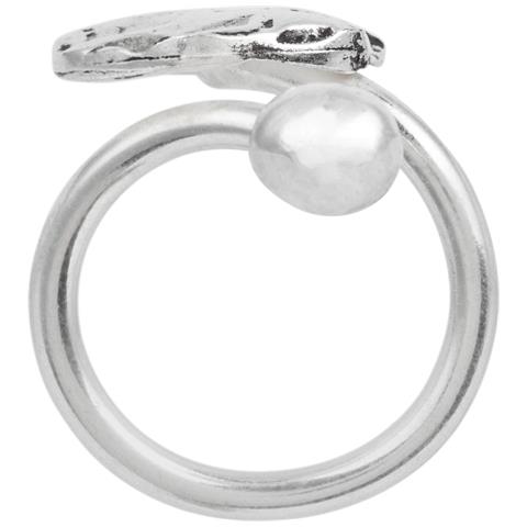 Anello-sw Crystal Palline In Ottone Placcato Argento - Foto 2