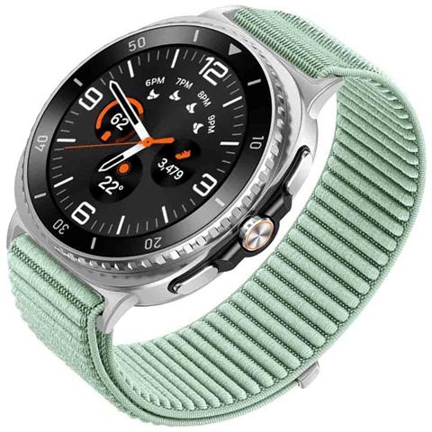 Cinturino In Nylon Tessuto Montagna Selvatica Compatibile Con Samsung Galaxy Watch 8/8 Classic Green - Foto 2