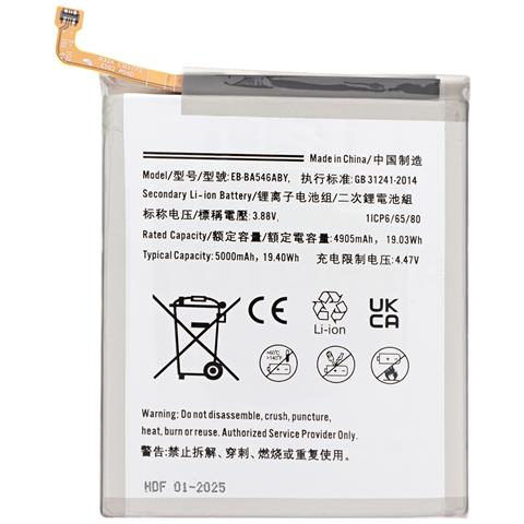 Batteria Di Ricambio Per Galaxy A54 / A55 / A35 / A34 Li-ion 5000mah - Foto 1