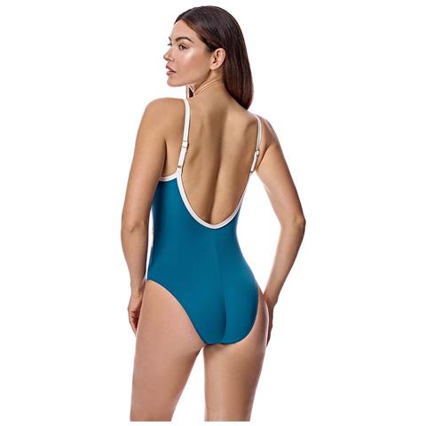 Costume Da Bagno Da Donna Con Scollo Tondo E Coppe W251417 - Foto 3