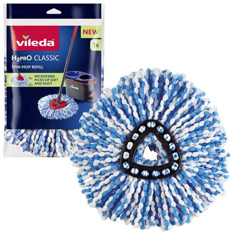 4023103254220 accessorio per lavare Panno mop Blu, Bianco - Foto 4