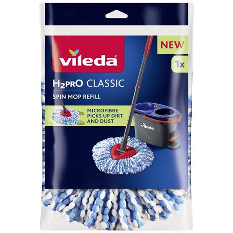 4023103254220 accessorio per lavare Panno mop Blu, Bianco - Foto 1