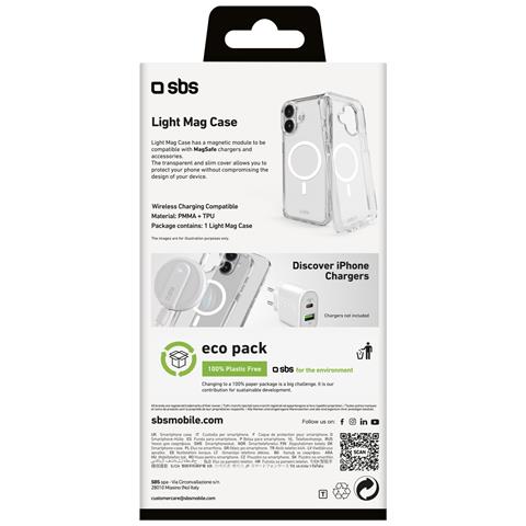 Light Mag custodia per cellulare 17 cm (6.7") Cover Trasparente - Foto 3
