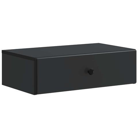Tavolino da Parete Laterale Nero 59 x 34,5 x 17 cm - Foto 1