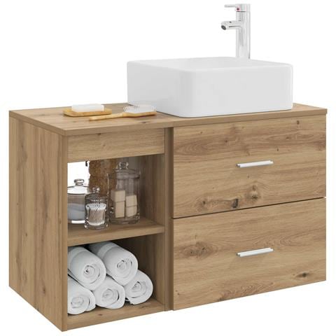 Set di mobili per il bagno 2 pcs Rovere Artigianale - Foto 2