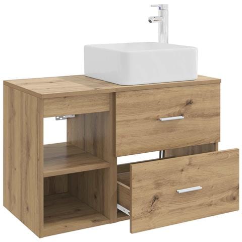 Set di mobili per il bagno 2 pcs Rovere Artigianale - Foto 8