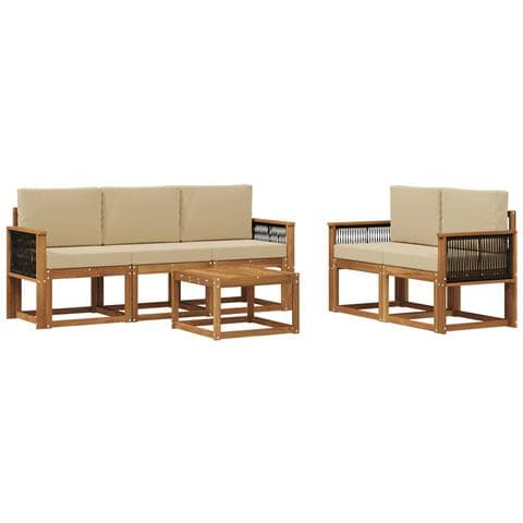 Set di divani da esterno con cuscino 6 pcs - Foto 1