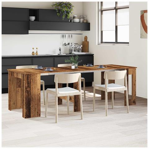 Tavolo da Pranzo 240 x 85 x 75 cm Legno ingegnerizzato - Foto 2
