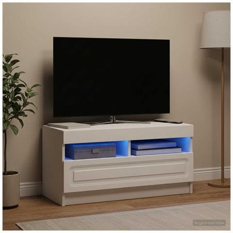 Mobile TV LED Bianco Legno ingegnerizzato - Foto 2