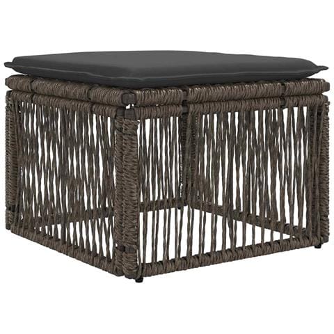 Set Divano da Giardino 7 pz Grigio polyrattan - Foto 10