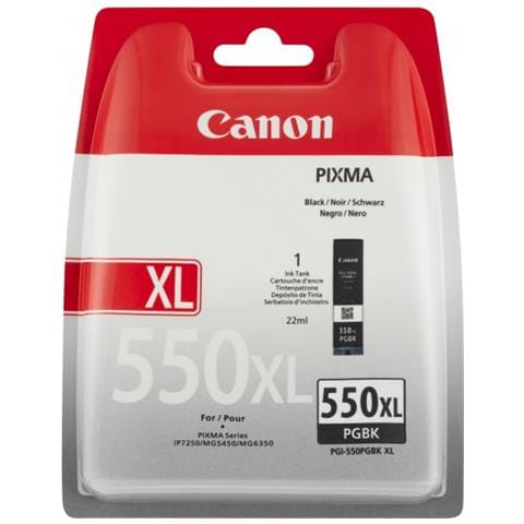 PGI-550XL PGBK w / o sec, Pigmento nero, Pigmento nero, Alto, 5 - 95%, 10 - 35 C, 15 - 35 C - Foto 1