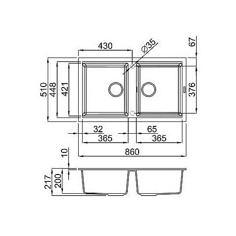 LAV. BEST 450 86x51 2V AVENA 51 AVENA 51 2 V - Foto 2