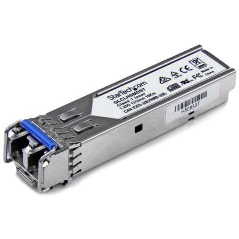 Modulo ricetrasmettitore SFP in fibra Gigabit compatibile con Cisco GLC-LH-SMD - SM / MM / LC - 10km / 550m - 1000Base LX / LH - Foto 1