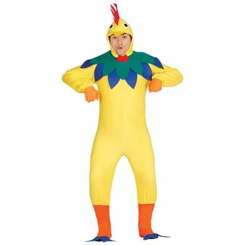 Costume Da Gallo - Uomo, Taglia 48/52 - Foto 1