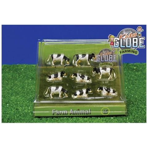 Mucca Bianca / nera 8 Pz. 1:87 - Giochi-giocattoli - Foto 1