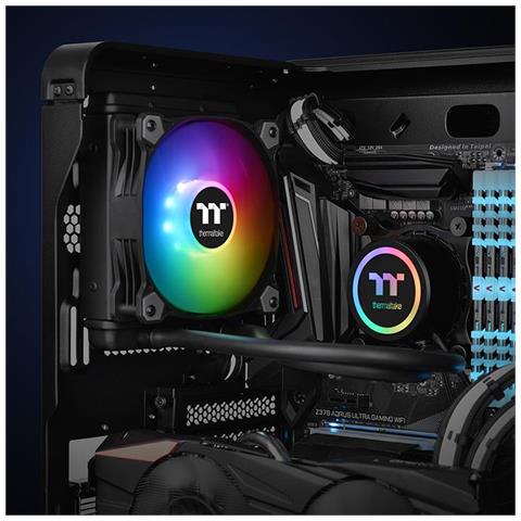 Dissipatore a Liquido Water 3.0 120 ARGB Sync per Intel LGA 2066/20113/2011/1366/1156/1155/1151/1150 AMD FM2 / FM1 / AM4 / AM3 + / AM3 / AM2 + / AM2 - Foto 5