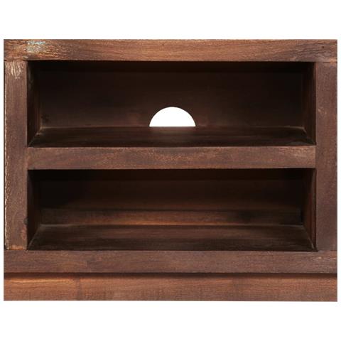 Mobile Porta Tv In Legno Di Acacia Stile Vintage 118x30x40 Cm - Foto 10