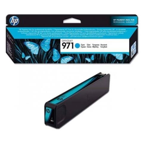 Cartuccia Hp 971 Ciano Originale Per Hp Hp Pro X451 X476 X551 X576 Cn622ae 970 2.500 Pagine - Foto 1