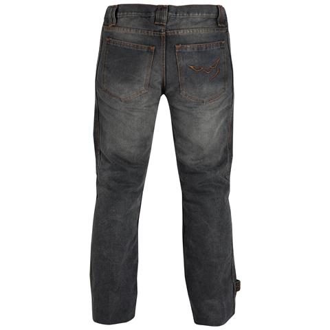 Jeans Pantaloni Moto Scooter Protezioni Ce Omologate Rinforzo Fianchi Nero 44 - Foto 2