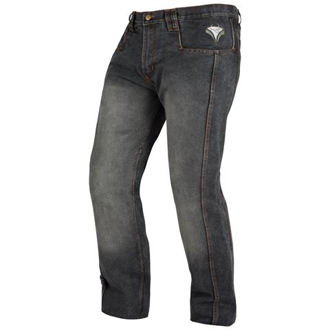 Jeans Pantaloni Moto Scooter Protezioni Ce Omologate Rinforzo Fianchi Nero 44 - Foto 4