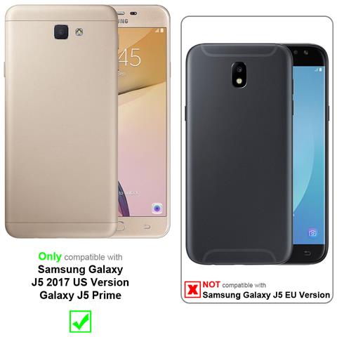 Custodia Compatibile Con Samsung Galaxy J5 2017 (us Version) In Blu Scuro Nero - Coperchio Protettiva Con Chiusura Magnetica, Funzione Stand E Tasca Per Le Carte - Foto 10