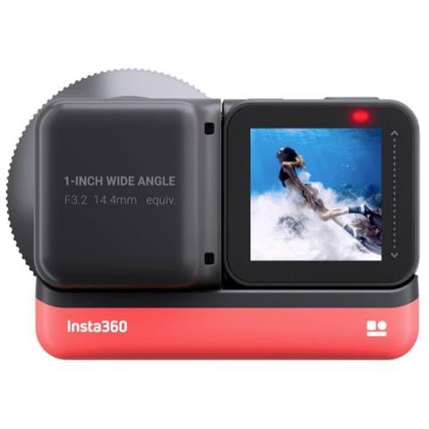 ActionCam ONE R 1920x1080 Full HD Bluetoot / Wi /-Fi /Micro SD Colore Rosso /Nero - Foto 2