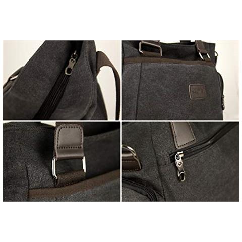 Borsa Porta Documenti Piccola Misure: 35x50x70 Cm, Nero - Foto 2