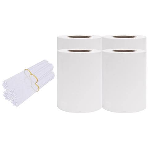 Recinzione Frangivento 4 Pz In Pvc 35x0,19m Bianco - Foto 1