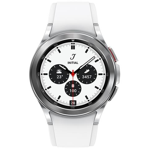 Smartwatch Galxy Watch 4 Classic Impermeabile 5ATM Display 1.2" 16 GB Bluetooth Wi-Fi NFC GPS Argento - Europa - Foto 1