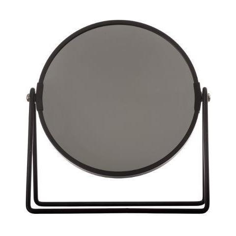 Specchio Cosmetico, In Piedi, Pieghevole, Ø17 Cm, Colore Nero - Foto 3